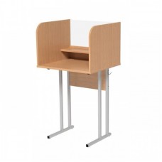 Одноместный школьный стол для кабинета иностранного языка СТИ1.6